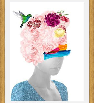 Cuadro The Girl And The Flowers