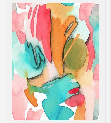 Cuadro Modern Abstract Watercolor