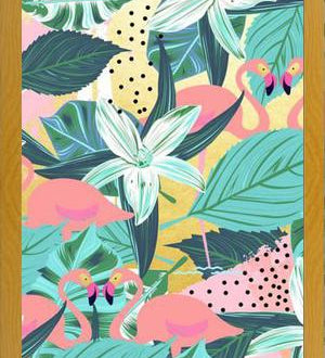 Cuadro Flamingo Tropical