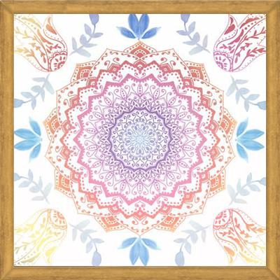 Enmarcado BOHO HAMSA MANDALA