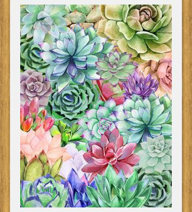 Cuadro Succulents Paradise
