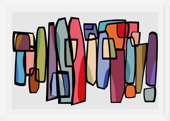 Cuadro Abstract Composition 830