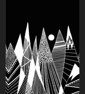 Cuadro Patterns in the mountains