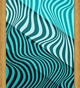 Cuadro Wild Stripes Green
