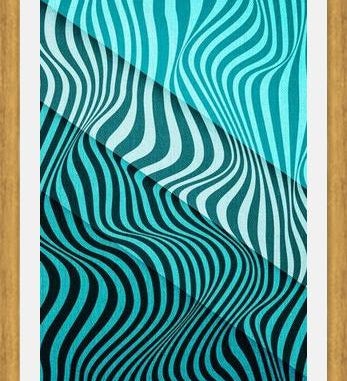 Cuadro Wild Stripes Green