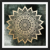 Enmarcado EMERALD BOHO NIGHTS MANDALA