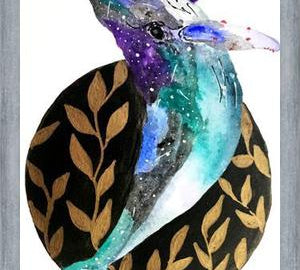 Cuadro Ballena & universo