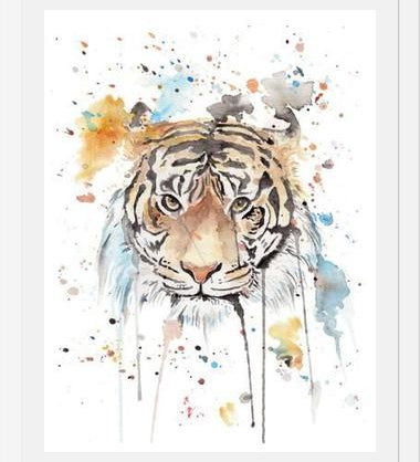 Cuadro Retrato de un Tigre