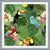 Cuadro Parrots and Toucan Tropical Birds Tropical Forest