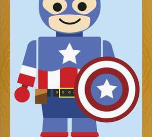 Cuadro Capitán América Toy