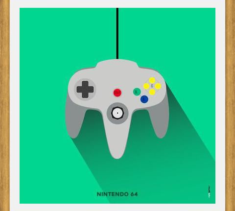 Cuadro Videojuego Nintendo 64