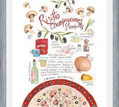 Cuadro Rissotto Champignones