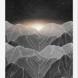 Cuadro Lines in the mountains XIX
