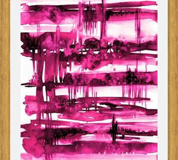 Cuadro UNDERLYING CONNECTION - HOT PINK