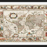 Cuadro Mapa Vintage
