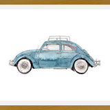 Cuadro Vintage Car Light Blue