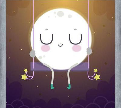 Cuadro Buenas noches dijo la luna
