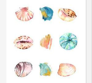 Cuadro Sea And Brush Strokes