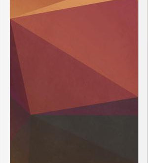 Cuadro Interconnected Triangles VI