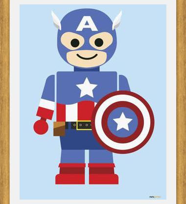 Cuadro Capitán América Toy