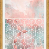 Cuadro Rose Clouds And Cubes