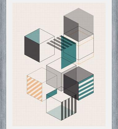 Cuadro Cubes 2