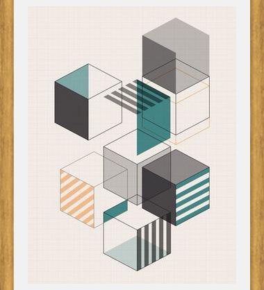Cuadro Cubes 2