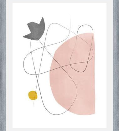 Cuadro Abstraction with gray lines 2