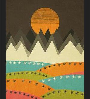 Cuadro Geometric landscape 07