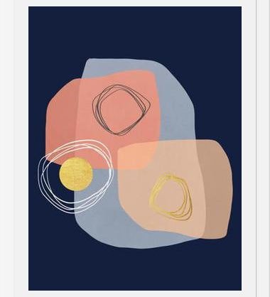 Cuadro Modern minimal forms 50