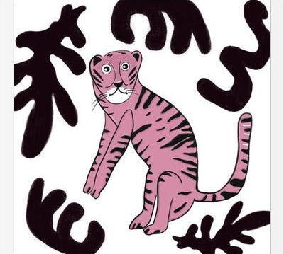 Cuadro Pink Tiger