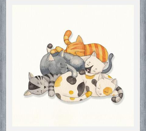 Cuadro Siesta Gatuna