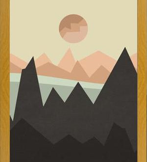 Cuadro Geometric landscape 03
