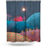 Cortina de Baño Midnight landscape III