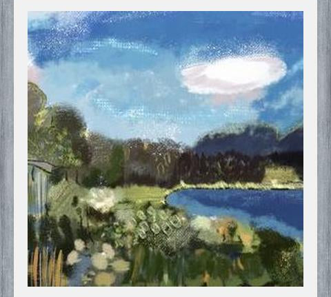 Cuadro Lake view