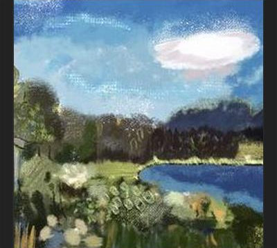 Cuadro Lake view