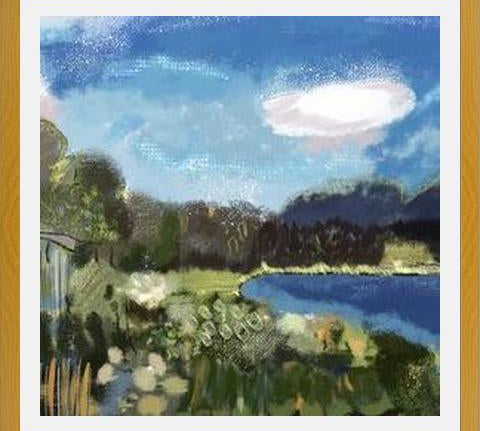 Cuadro Lake view