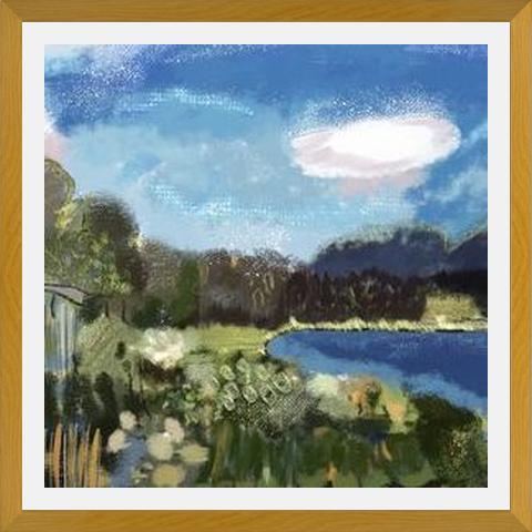 Cuadro Lake view