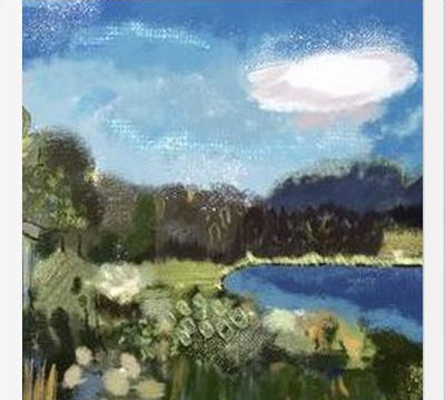 Cuadro Lake view