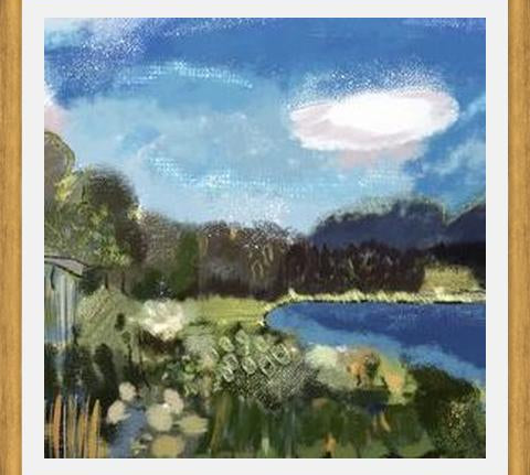 Cuadro Lake view