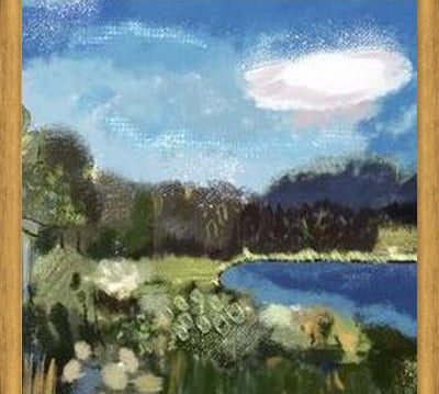 Cuadro Lake view