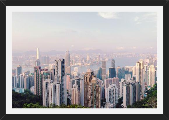 Cuadro Hongkong Skyline