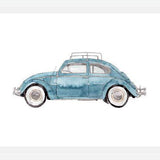 Cuadro Vintage Car Light Blue