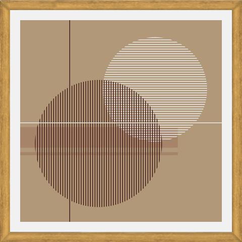 Cuadro Transparent Circles with Lines