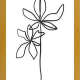 Cuadro Lines Leaves