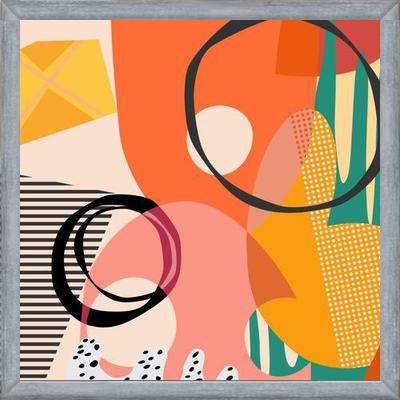 Cuadro Meeting of Shapes and Patterns