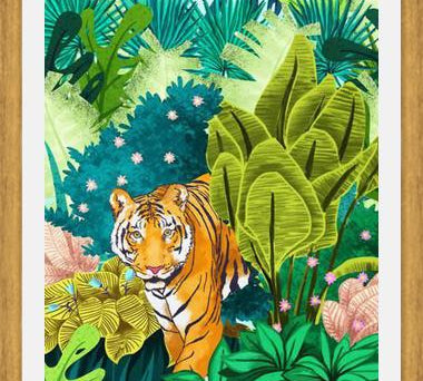 Cuadro Jungle Tiger
