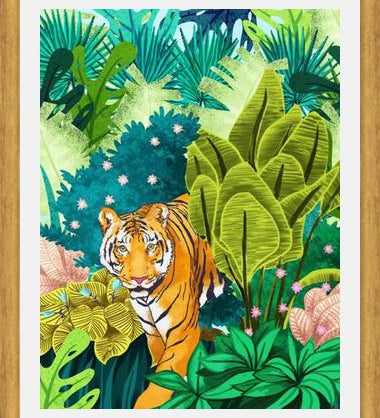 Cuadro Jungle Tiger