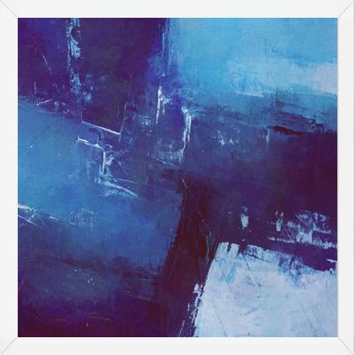 Cuadro Geometric in Blue and Purple