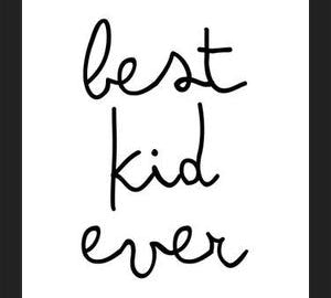 Cuadro Best Kid Ever